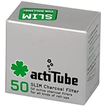 Rolling Tip actiTube 50 Activated Carbon Filters for self-Turning