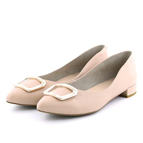 ヒミコ] パンプス HIMIKO/バックルデザインローヒールパンプス