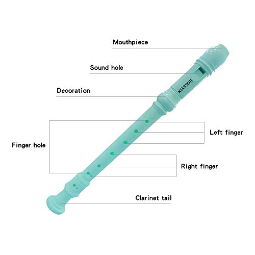 Hoseyin Soprano Recorder Baroque Style German Style C Key 8 Holes Soprano Recorder For Beginners Kids Students thumb #2