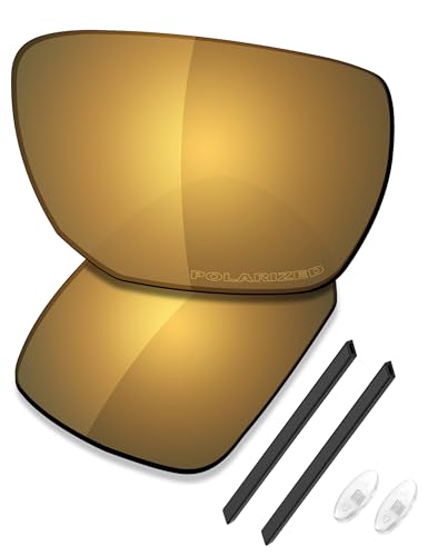 Image of SAUCER Premium Replacement Lenses & Rubber Kits for Oakley Ejector OO4142 | UV400 Protection, Anti-Scratch, Precise Fit