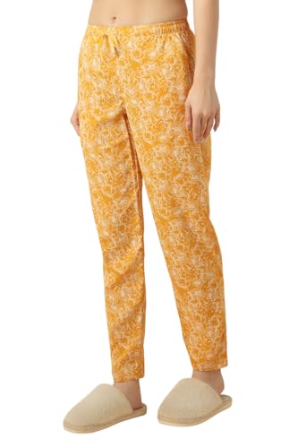 Image of Van Heusen Women's Printed Lounge Pants | Drawstrings & Side Pockets | Ultra Soft Fabric | Relaxed Fit | At home pyjamas | Everyday Comfort | Printed | Style 55306 | Available in Pack of 1 & 2