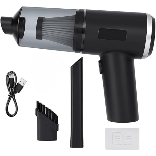 Mini Aspirador de Pó Portátil 2000mAh – Sucção Potente, Recarga USB, Capacidade 0,5L, Ideal para Casa, Carro e Escritório