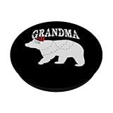 Zoom IMG-1 grandma bear xmas buffalo plaid