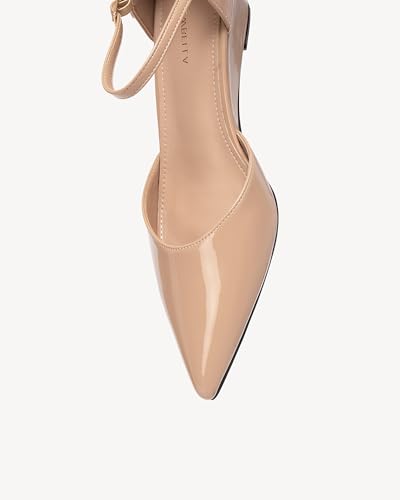 Women's Wedge Heel Pumps High Heel Adjustable Straps Pointed Toe Heels for Women Comfortable Wedge Heels Office&Party4