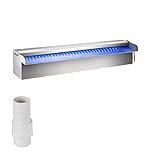 30-15. 0cm Pool-Brunnen-Wasserfall mit leichter Wasserleitung Acryl-Brunnen-Teich-Garten-Schwimmfunktion dekorativer Brunnen,Effiziente Ausrüstung(SWLED600)