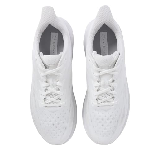 Hoka Men's Clifton 9 Sneaker, White/White, 11.5