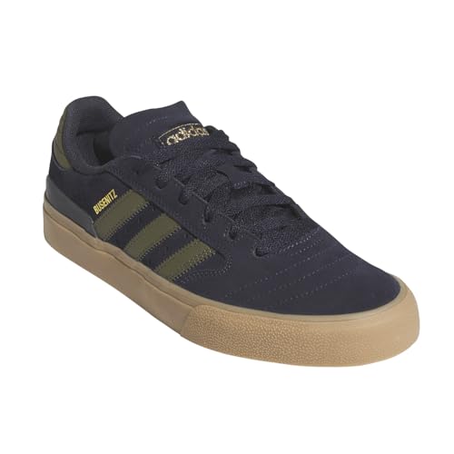 adidas Legink/OLISTR/Goldmt Men's Busenitz Vulc II inkOlive met. 9 US, Legend Ink/Olive Strata/Gold Metallic, 92