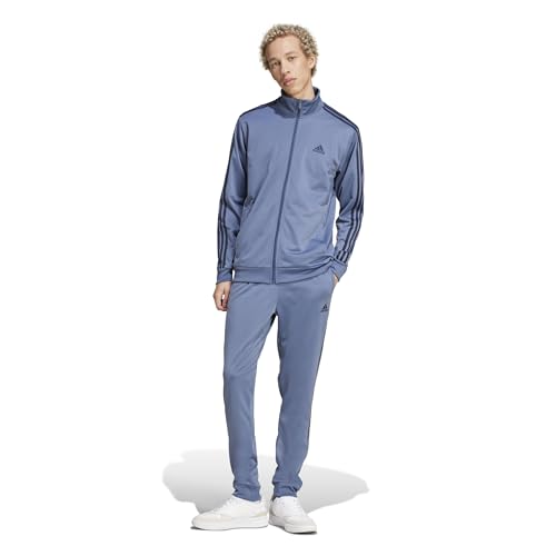 Image of adidas Men's Basic 3-Stripes Tricot Track Suit