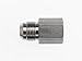 Brennan Industries 2405-08-06-B Brass Straight Tube Fitting, 3/4"-16 SAE x 3/8"-18 NPTF Thread, 1/2" Male JIC x 1/2" Female NPTF