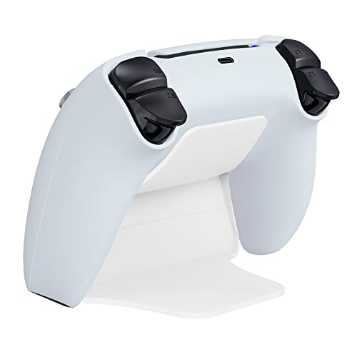 Image of PlayVital The Great Wave Controller Display Stand for ps5, Gamepad Accessories Desk Holder for ps5 Controller with Rubber Pads