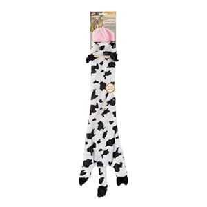 Ethical Pets Skinneeez Crinklers Cow Dog Toy, 14-Inch