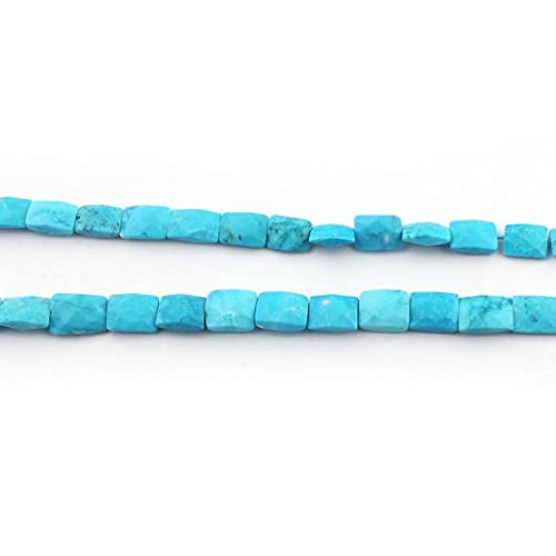 Perles turquoise LKBEADS de forme rectangle pour créer vos colliers d'été bohème chic