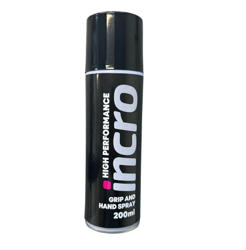 Incro Grip Spray – Maximum Grip, Maximum Performance, Enhance Control, Suitable for Tennis, Padel, Football, Pole Dancing, Basketball, Baseball, Golf, etc