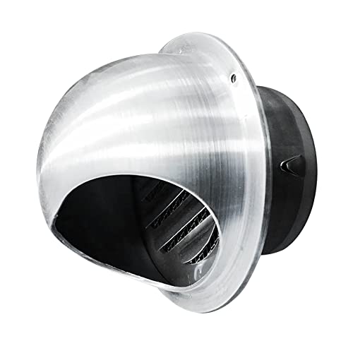 Cubierta de ventilación de pared de 6 pulgadas con malla antióxido para sofito exterior 2
