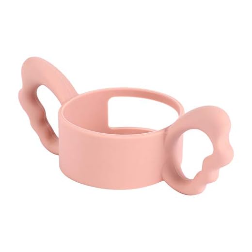 TOYANDONA Asas de Biberón Empuñadura de Silicona para Biberón Natural 6Cm Rosa