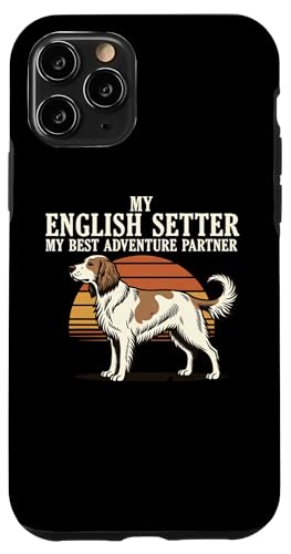 My English Setter My Best Adventure Partner �n���e�B���O�h�b�O �X�}�z�P�[�X iPhone 11 Pro �p