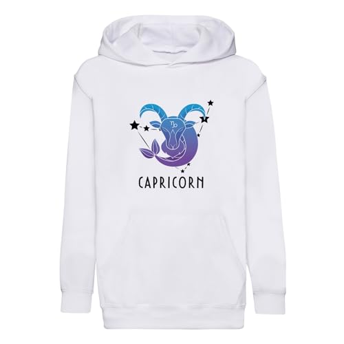 Sweat à capuche enfant Capricorne pour l'école et les loisirs