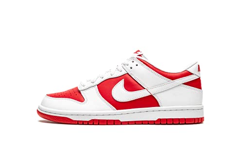 Nike Youth Dunk Low GS White/University Red, University Red/White, 3.5Y