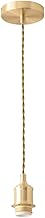 ValueLights | Shaw Brushed Gold Adjustable Single Pendant Ceiling Light | Ceiling Lights, Home Décor & Improvement Essential