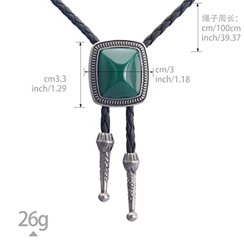Cowboy Tie For Men Western Gold Bolo Tie Cowboy Necktie Vintage Green Bolo Tie Halloween Western Ties For Women Boys #TOP4