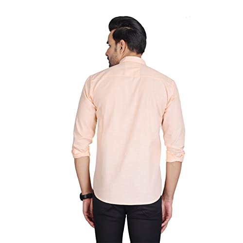 Image of Man Slim Fit Cotton Casual Shirt
