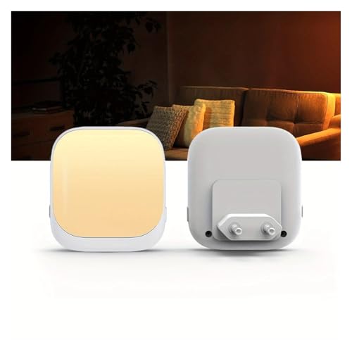 Luz nocturna LED contra tropiezos nocturnos con sensor de movimiento enchufable para pasillos 2