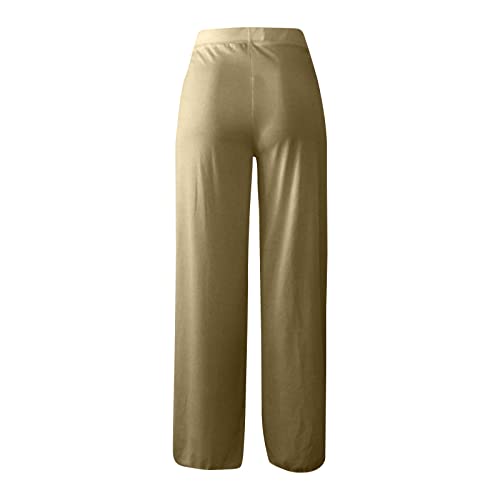 Wide Leg Pants For Women Orders Placed By Me Capris For Women Casual Summer Clearance Yoga Palazzo Hawaiian Elegant Bohemian Clothes For Women Ditsy Floral Lounge Pants Women（B Light Brown，Medium） #TOP2