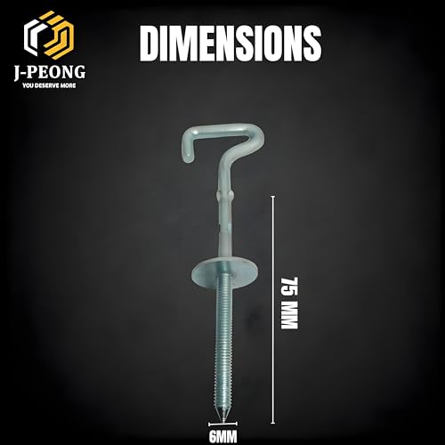 Stepney Bolt for Swift - Spare Tire Screw and Lock Nut (16)