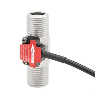 Connect Water Flow Sensor Flowmeter Counter Stainless Steel Liquid ...