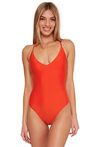 Trina Turk Women's Standard Monaco Twist Back One Piece Swimsuit-Bathing Suits