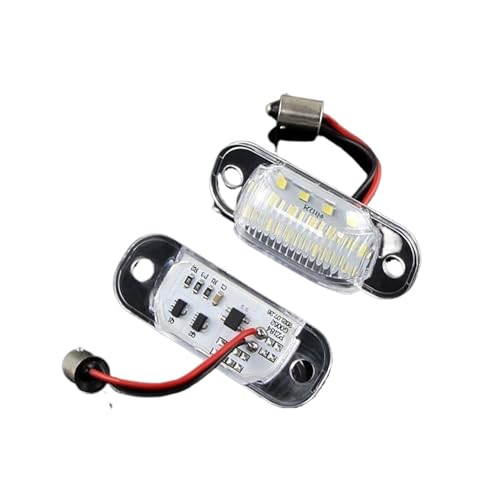 Luces de matrícula para Audi 80 B4 y A6 C4 lámparas homologadas de recambio 12V 2 piezas