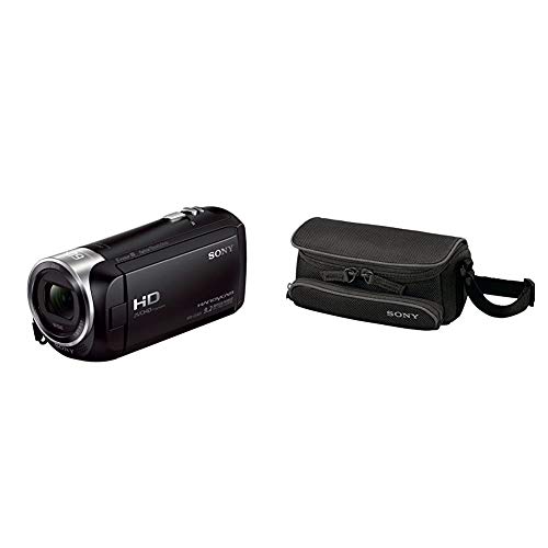 HDR-CX405 Full HD Camcorder (30-fach opt. Zoom, 60x Klarbild-Zoom, Weitwinkel mit 26,8 mm) mit Intelligent Active Mode Verwacklungsarme Aufnahmen