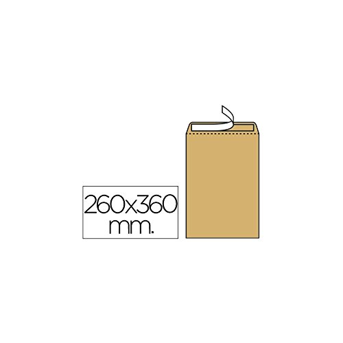 Su Liderpapel Borsa N.12 Kraft foglio striscia speciale silicone 260 x 360 mm, confezione da 250 unità