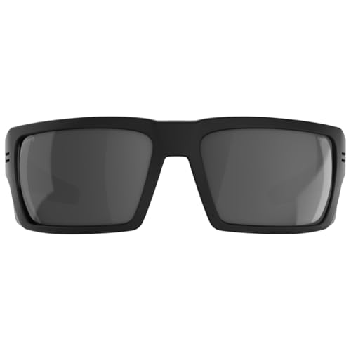 Spy Optic Men's Rebar Ansi Rectangular Sunglasses, Matte Black Happy Photochromic, 623