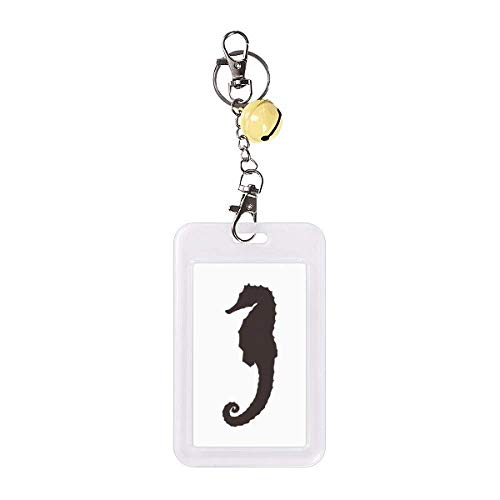 Badge hippocampe motif noir : ne perdez plus votre carte de crédit