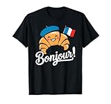 Cute Croissant Shirt Gift for Kids Women Men