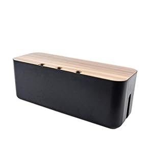 Opbergbox voor kabels, netdeksel, kabelhouder, bescherming voor stroomkabel, warmteafvoer, kabelmanagementbox