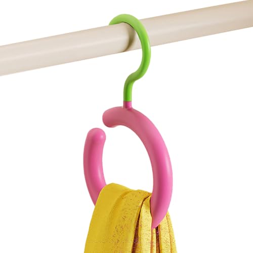 Generisch Crochet de suspension – Cintre à anneaux | Support de sac à main | Section de stockage | Support de table léger pour stylo de table, restaurant, bureau, rangement de sac pratique
