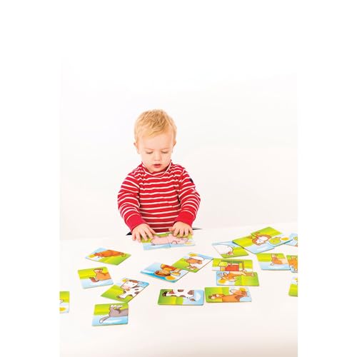 Image of Orchard Toys Animal Matching Memory Game - Educational Learning Toy for Kids 3-7 Years | Preschool Brain Development Activity | Cognitive Skills Building Game