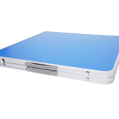 Tischtennisplatte Klappbar Indoor 152 * 76 * 76cm Tischtennis Set Netz Ping Pong Tisch Freizeittisch mit Griff Schläger und Tischtennisball – Bild 6