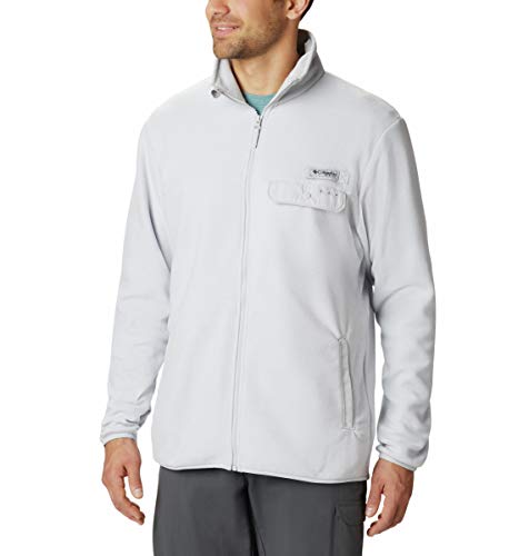Columbia Men's Harborside II Fleece Full Zip, Cool Grey Heather, Small