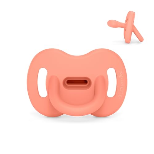 Suavinex, Chupete Todo Silicona, para Bebés 0/6 Meses y Recién Nacidos, Tetina Fisiológica Sx...