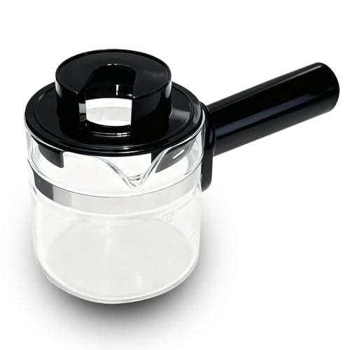 4 Cup Espresso Glass Coffee Pot Replacement-Espresso Accessories Compatible with IMUSA, Hamilton Beach, Mr.Coffee, Breville, UNIVEN Espresso Machine,Black handle by ALLCUP - Used condition - US$13.94