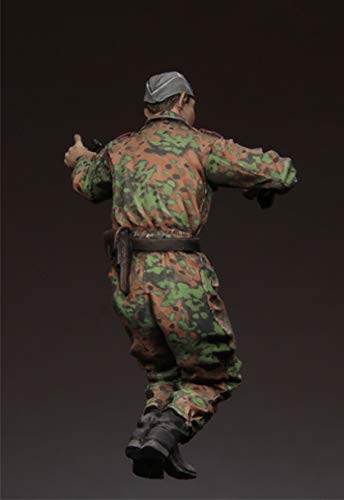Figura de resina kit modelo 1:35 Panzer comandante miniatura 2