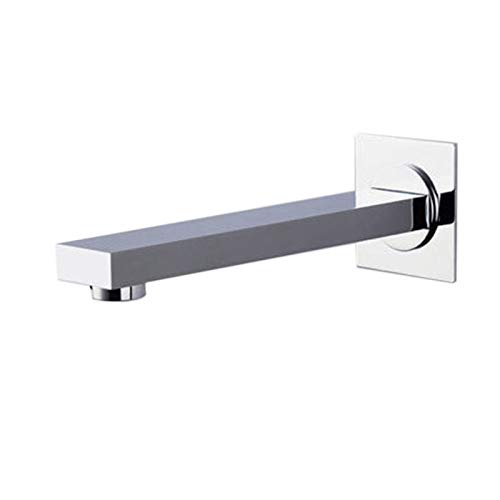 Ctrlzs Brass Wall Mounted Bathroom Tub Spout Square Tub Spout Faucet Spout