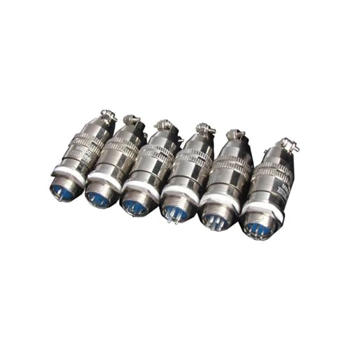 Kit XS12 de conector de aviación con tornillo y formato de 12mm de 2 a 7 pines