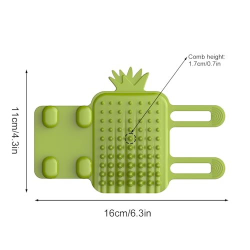 DONGKER Cuidados pessoais para gatos, 2 peças de silicone para massagem de canto para animais de est