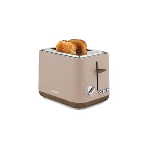 Image of Salter Toronto Toaster 2-Slice, 6 Browning Levels, Mocha