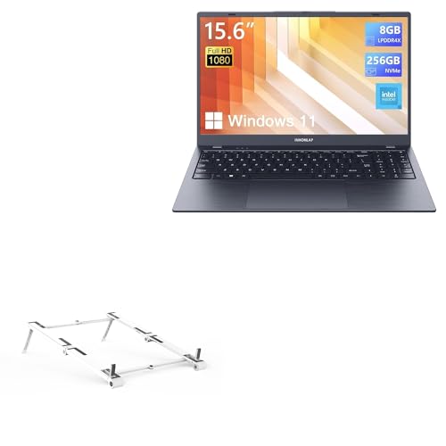 Base ajustable portátil de aluminio BoxWave para laptop 15.6"