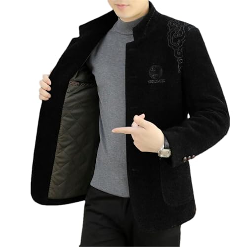 Veste de style chinois haut de gamme manteau d'hiver homme épais